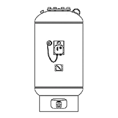 Grundfos 99469781 PACO GFXA-WG HYDRO-PNEUMATIC EXPANSION TANK