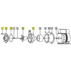 0150-0277-0100 March Wet End Kit, Pump Repair Parts
