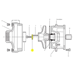 Goulds 13L39 IMPLR WASHER Qty 1 (this # replaces 13k133)