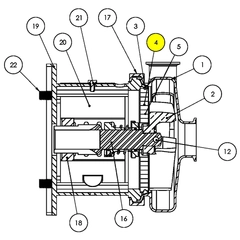 328D-11-316 AMPCO Sanitary Pump Repair Part