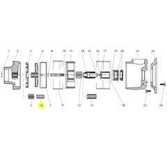 Goulds Pump Part 7K708 SHAFT SLEEVE - LOWER - K