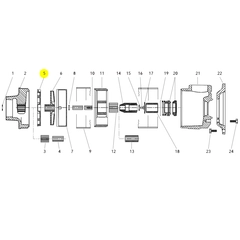 Goulds Pump Part 7K717 DIFFUSER