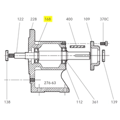 Goulds Pump Part 4K384 BALL BEARING-3773