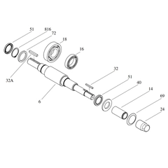 B85739 Berkeley Shaft Kit Replacement