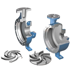Summit 2196RM3X3-10 2196R Series Pump Cutaway