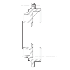 Goulds Pump Part 1L51 MOTOR ADAPTER-213-256 JM