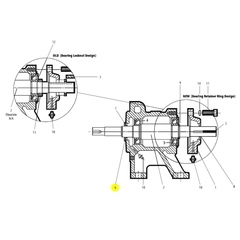 Goulds 5K545 V-ring SH S-frame