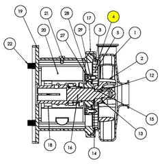 SP216G-11-316L AMPCO Sanitary Pump Repair Part