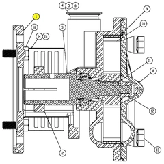 SX10600097 AMPCO Sanitary Pump Repair Part