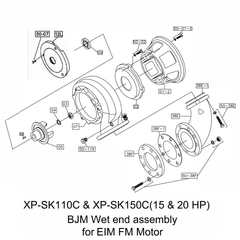 IFS BJM Item 202897 Nut Parts For XP-SK110C Pumps