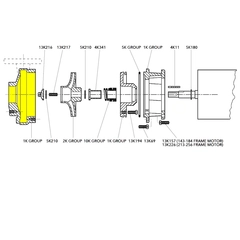 Goulds Pump Part 1K214 CASING-3657 1.5 X 2 - 8