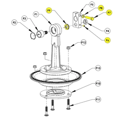 2140-000-90 - AMT Plunger Crank Assembly Kit
