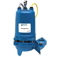 3WD52E2BD Goulds 3WD 3" Non-Clog, Dual Seal Sewage Pump