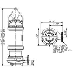 4SWL15046DS 62172016 Barmesa SW Submersible Pump Dimensions