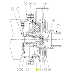 GS8107080 AMPCO Sanitary Pump Repair Part