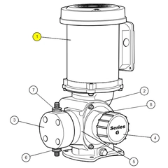 SD228-DR LMI SD Series Chemical Metering Pump Motor Drive