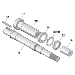 B75298 Berkeley Shaft Kit Replacement