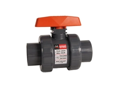 Hayward TB1150ST, 1-1/2" PVC True Union Ball Valve w/FPM o-rings; socket/threaded end connections