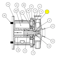 SP4410M-01A-316 AMPCO Sanitary Pump Repair Part