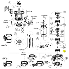 3L79 Goulds Pumps Repair Parts, Initial Stage
