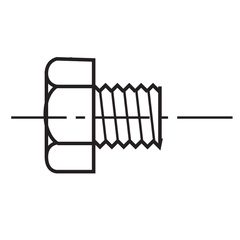 Goulds Pump Part 13K416 IMP BOLT