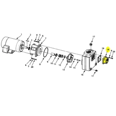 1589-000-01 - AMT Suction Plate 287 Pump Repair Part