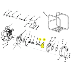 316F-010-98 AMT Pumps Repair Part - Impeller, Gorman-Rupp.