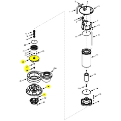 5767-010-90 - AMT 576E-95B Wear Plate Impeller Kit Shredder Pump