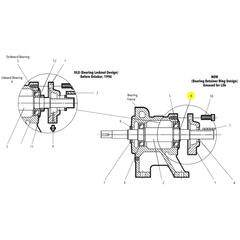 Goulds Pump Part 5K245 RETAINING RING