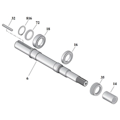 B80694 Berkeley Shaft Kit Replacement