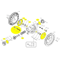 KG50-AM Yamada Pumps AODD Pump Repair Parts Air Motor Kit