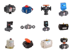 Hayward EPD2-P0, EPD2-2 Model Actuator fits 1/2" - 1" Ball Valves, heavy duty, reversible spring return actuator, ProportioN/Al control,field adjustable voltage from 24V to 230V AC or DC, and an interN/Al low power heater, NEMA 4.