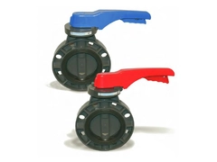 Hayward BYCS1050E1GGA, 5" Butterfly Valve PVC Body PVC Disc w/EPDM Liner Gear Operator