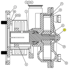 SC08620000 AMPCO Sanitary Pump Repair Part