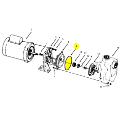 2105-004-00 - AMT Casing Seal Teflon Pump Part