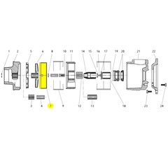 Goulds Pump Part 7K629 BOWL-UJ