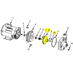 AMT Pumps 4891-012-98 Impeller, Pump Repair Part