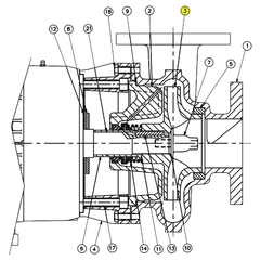 BI8200061 AMPCO Sanitary Pump Repair Part