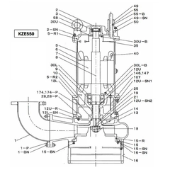 BJM Item 204705 Mechanical Seal Parts For KZE550 Pumps