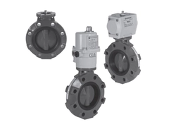 Hayward BYV11100A0NKI00, 10" Butterfly Valve w/PVC Body - Lugged; PVC Disc; NITRILE liner & seals; Actuation ready