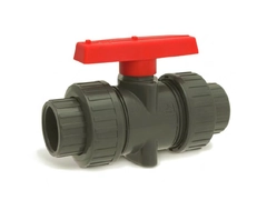 Hayward TBB2010CPEG, 1" CPVC True Union Ball Valve w/EPDM o-rings; socket/threaded end connections