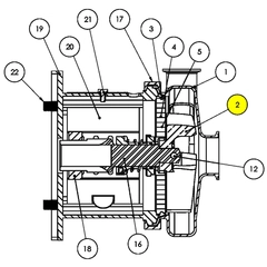 BI8202990 AMPCO Sanitary Pump Repair Part