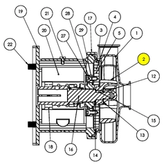 S216-02CP-316L AMPCO Sanitary Pump Repair Part