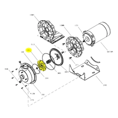 Goulds Pump Part 2L711 IMPELLER 5.44"DIA.