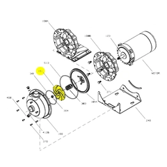 Goulds Pump Part 2L717 IMPELLER 3.75"DIA.