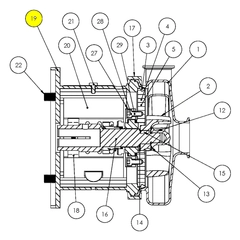 4410D25T-71-SS AMPCO Sanitary Pump Repair Part