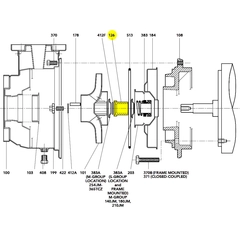 Goulds Pump Part 4L473 SHAFT SLEEVE SSH-SA