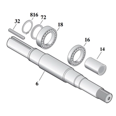 B73051 Berkeley Shaft Kit Replacement