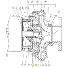 GS8108160 AMPCO Sanitary Pump Repair Part