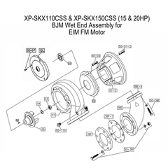 IFS BJM Item 202897 Nut Parts For XP-SKX110C Pumps